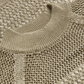Metallic Knitted Short Sleeve Top