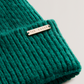 Wool Blend Ribbed Knit Beanie Hat