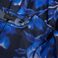 Mesh Long Sleeve Printed Dress