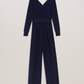 Off Shoulder Belted Wide Leg Jumpsuit