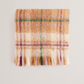 Checked Fringed Edge Woven Scarf