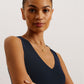 V-Neck Slim Fit Sleeveless Knit Top