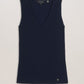 V-Neck Slim Fit Sleeveless Knit Top