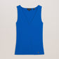 V-Neck Slim Fit Sleeveless Knit Top