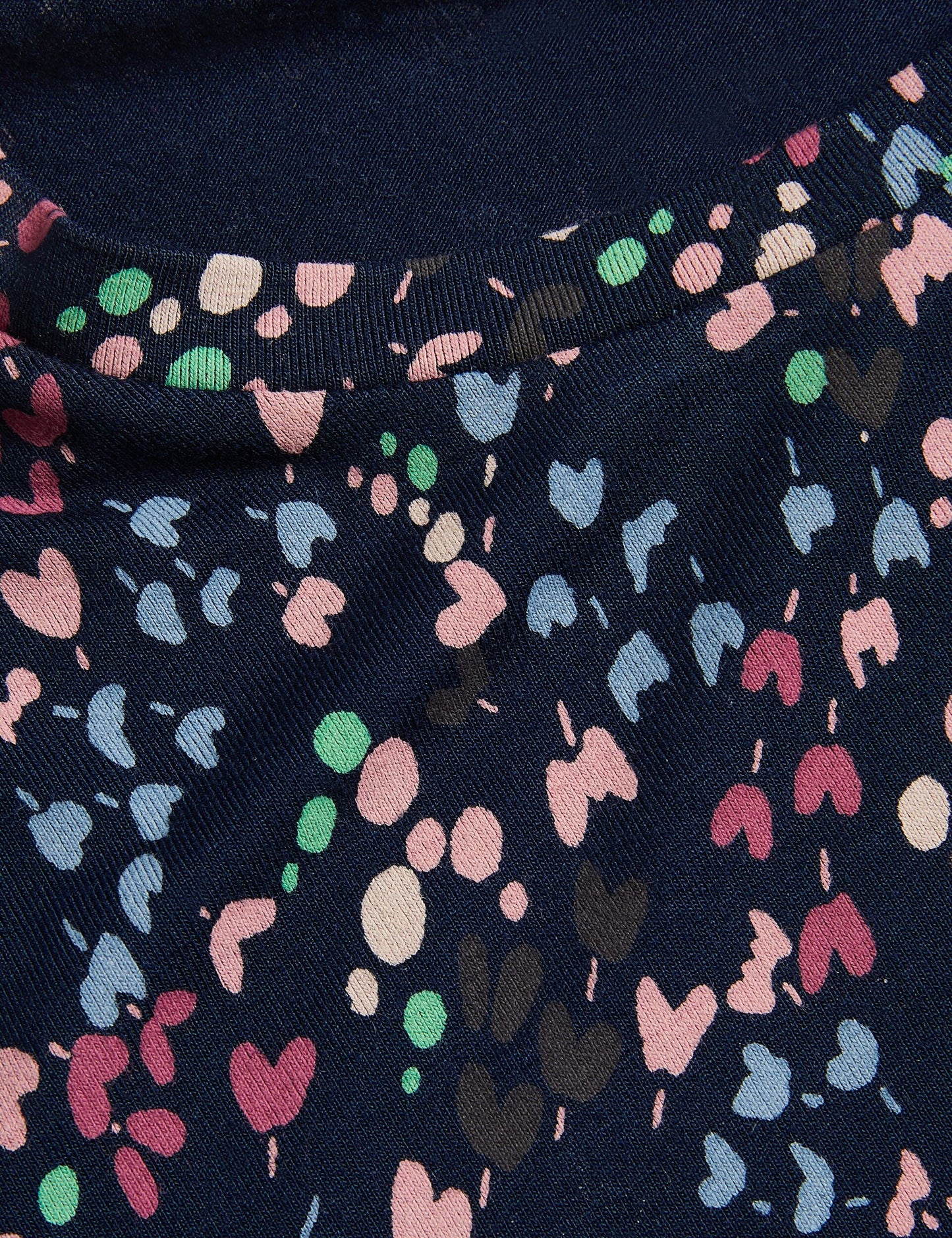 Heart Printed Fitted Tee
