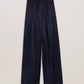 Satin Tailored Wide Flood Length Trousers
