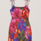 Printed Fitted Bodice Mini Dress