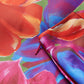 Printed Wrap Midi Skirt