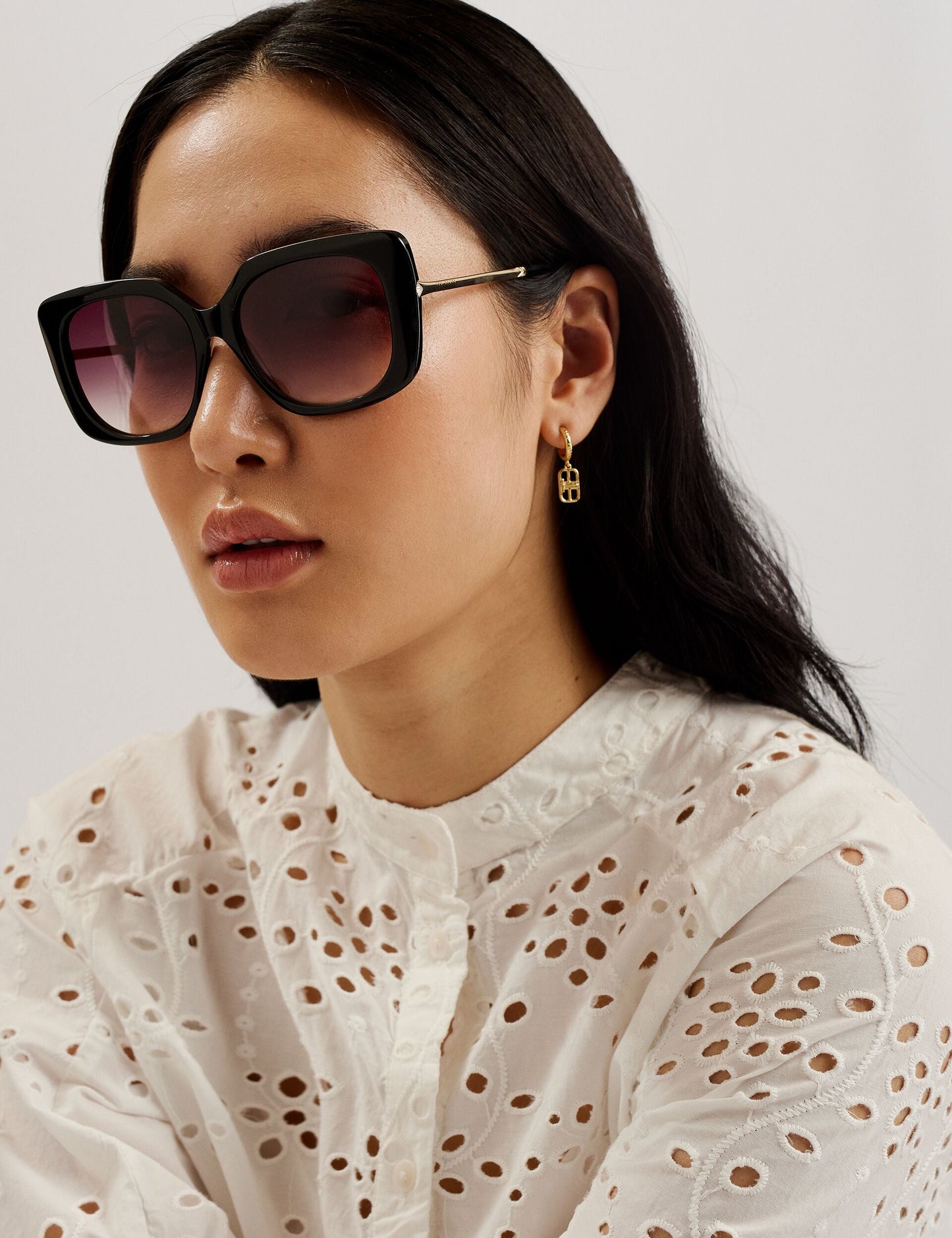 Oversized Broderie Dress