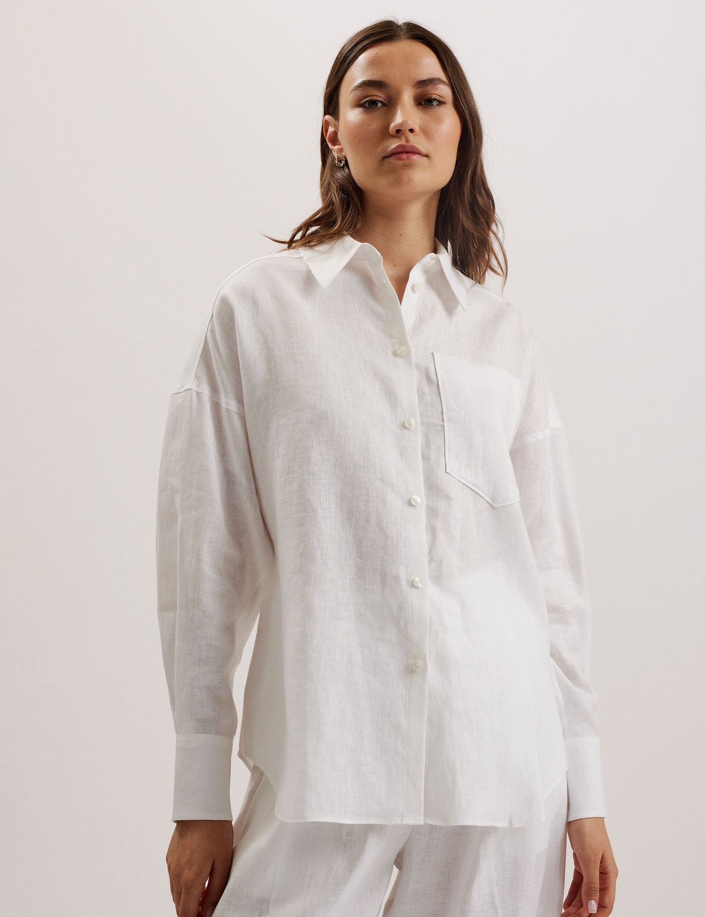 Oversized Linen Shirt