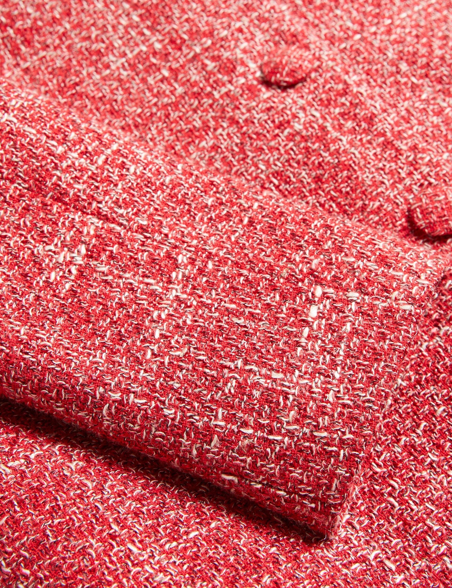 Cropped Boucle Round Neck Jacket