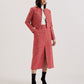 Tailored Boucle Midi Skirt With Front Slit