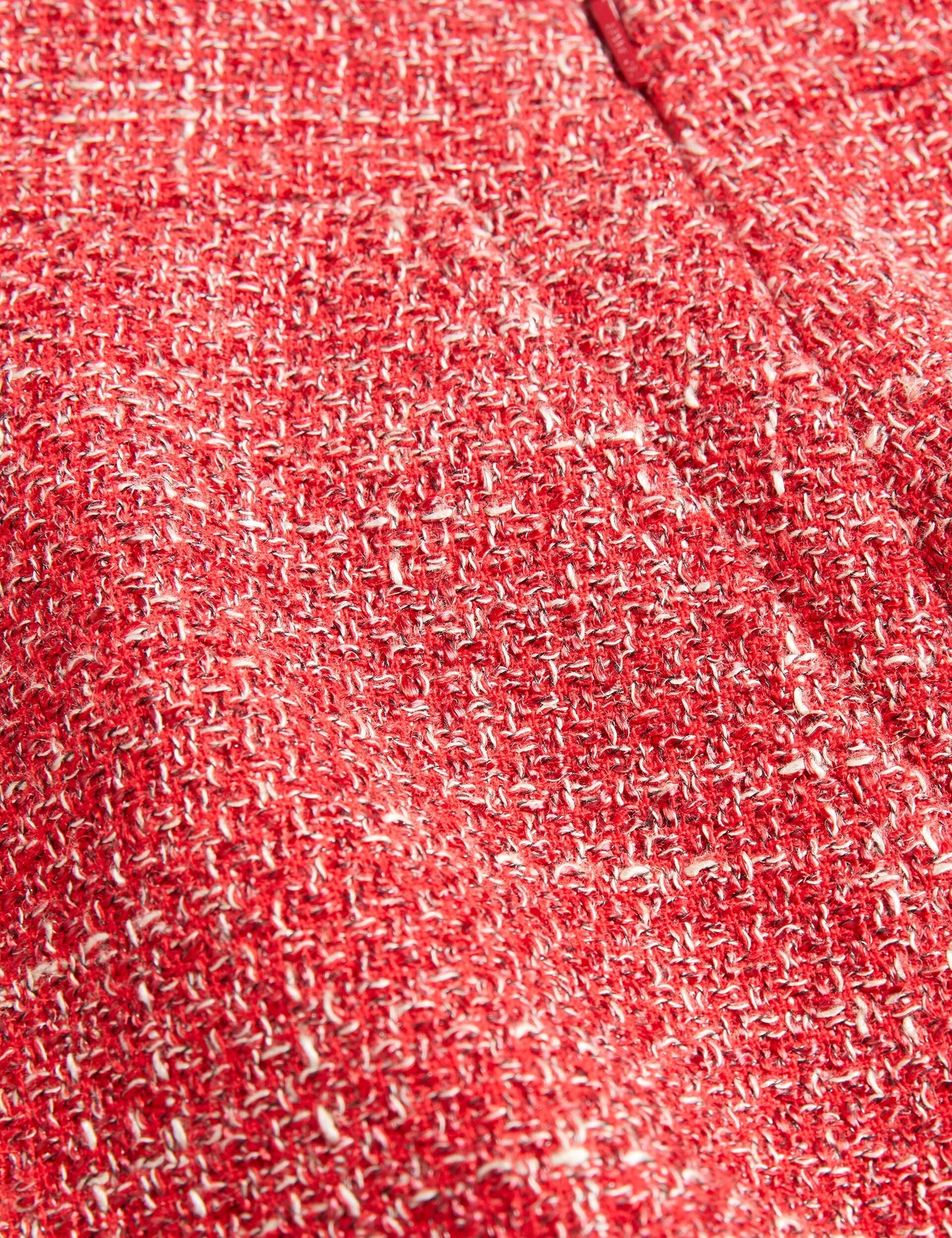 Tailored Boucle Midi Skirt With Front Slit