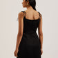 Tie Strap Square Neck Mini Dress