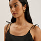 Tie Strap Square Neck Mini Dress