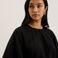 Batwing Short Sleeve Woven Blouse