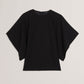 Batwing Short Sleeve Woven Blouse
