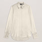 Satin Longline Covered Placket Blouse