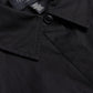 Bib Front Sheer Long Sleeve Blouse