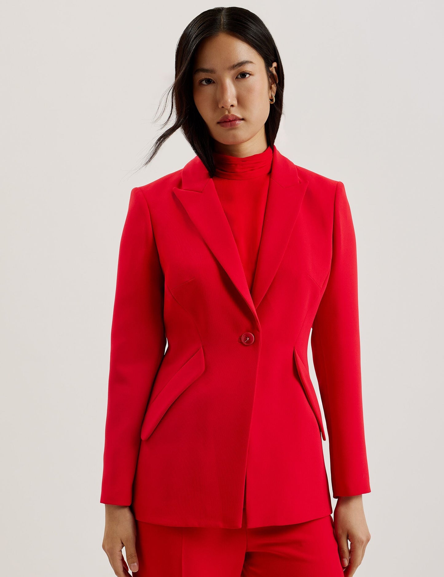 Slim Fit Single Breasted Tailored Blazer