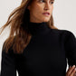 Knit Bodice Midi Dress With Wrap Skirt