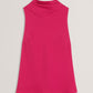 Textured High Neck Sleeveless Top