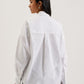 Oversized Corsage Detail Cotton Shirt