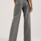 Herringbone Wide Leg Tailored Trousers