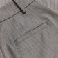 Herringbone Wide Leg Tailored Trousers