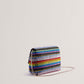 Striped Crystal Mini Cross Body Bag