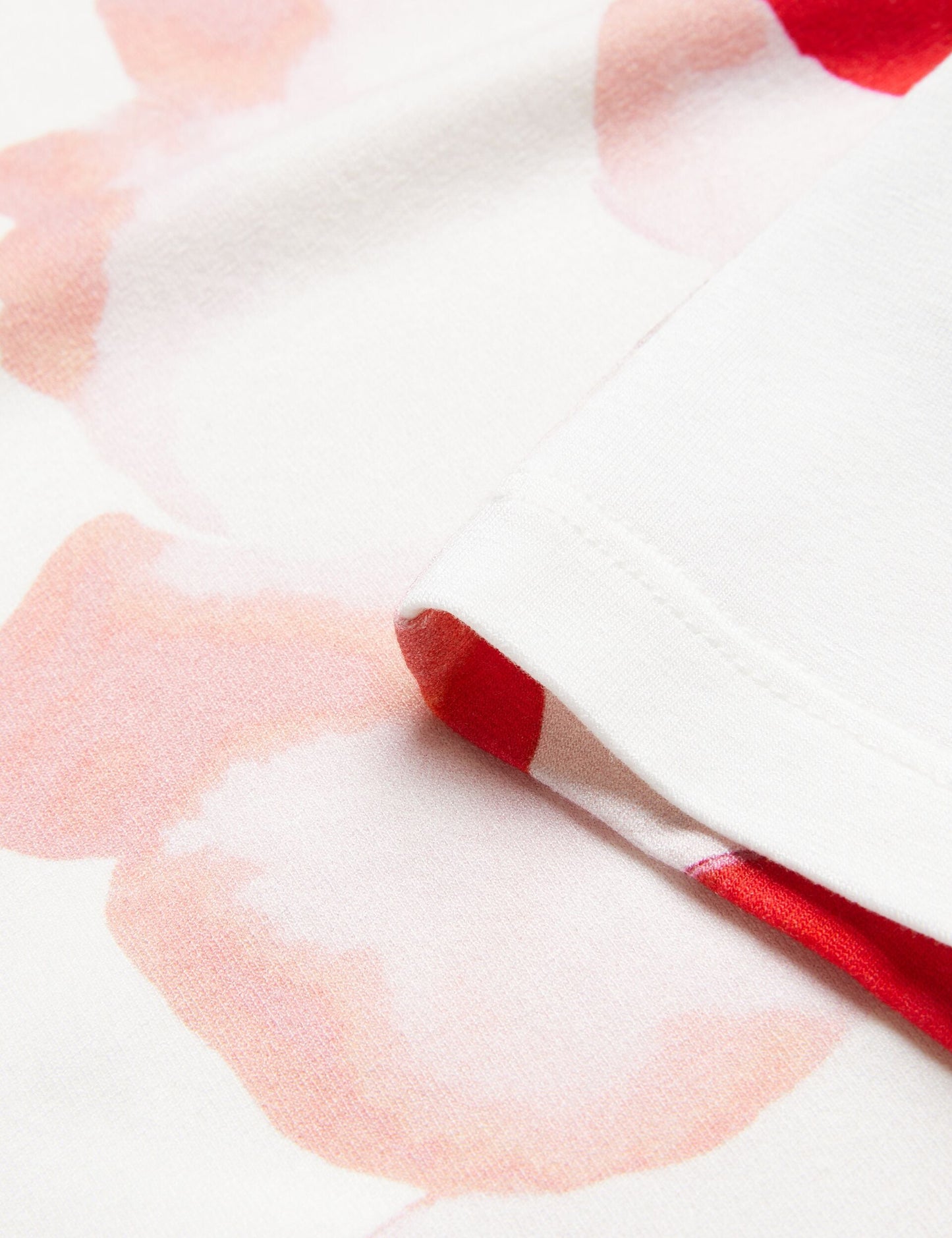 Floral Print Fitted Short Sleeve T-Shirt