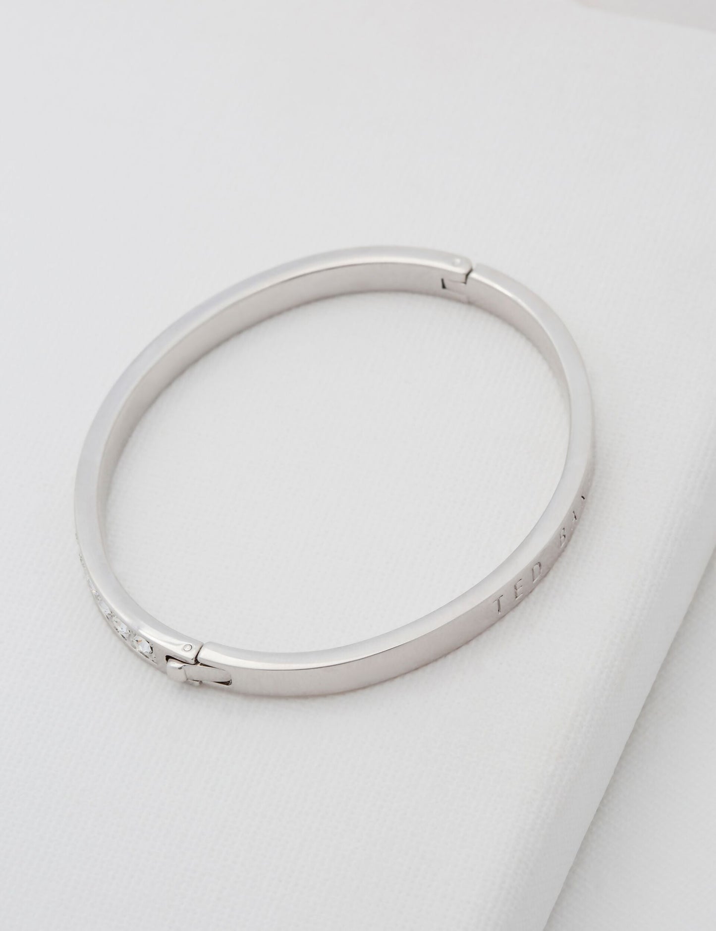 Crystal Hinge Bangle Bracelet