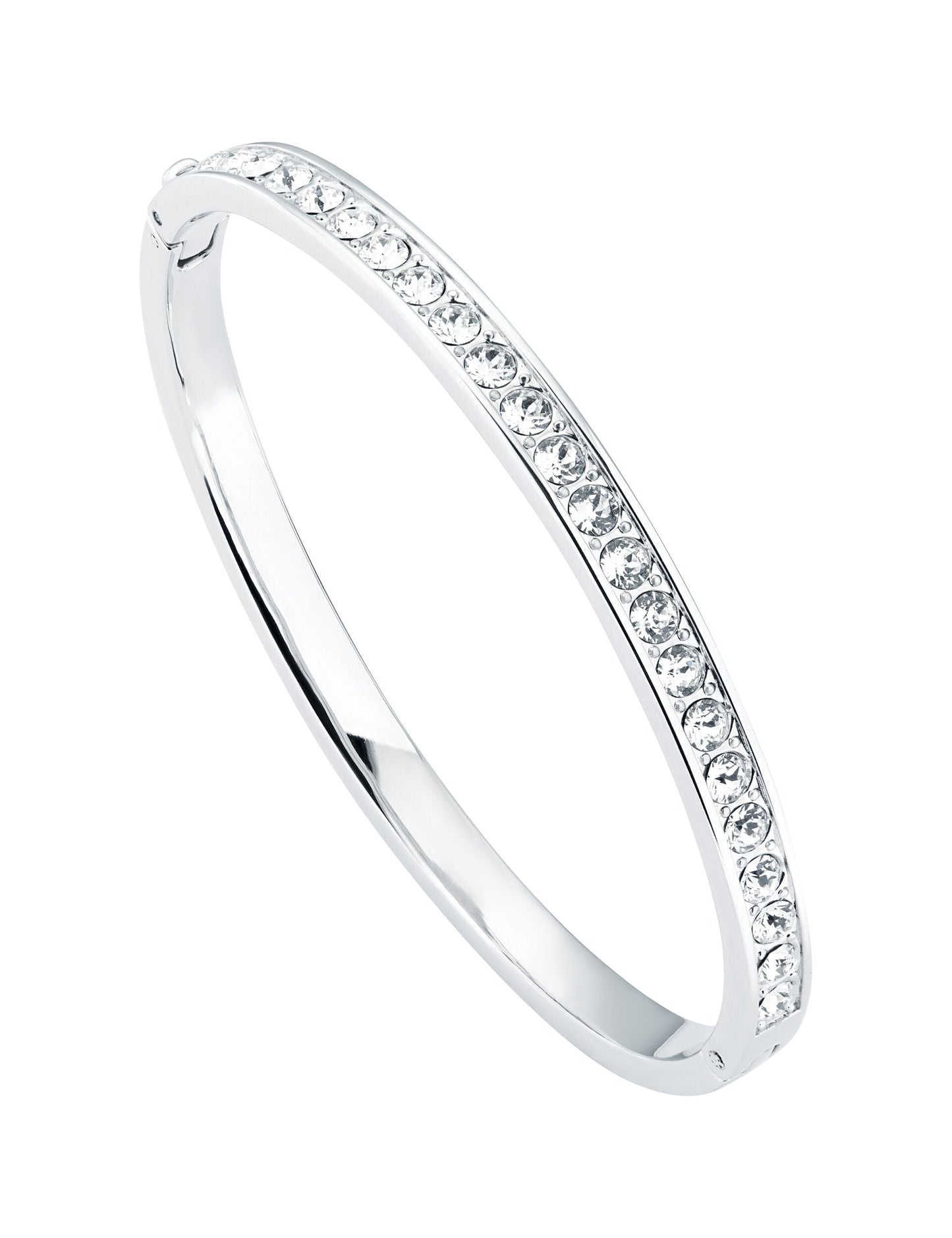 Crystal Hinge Bangle Bracelet