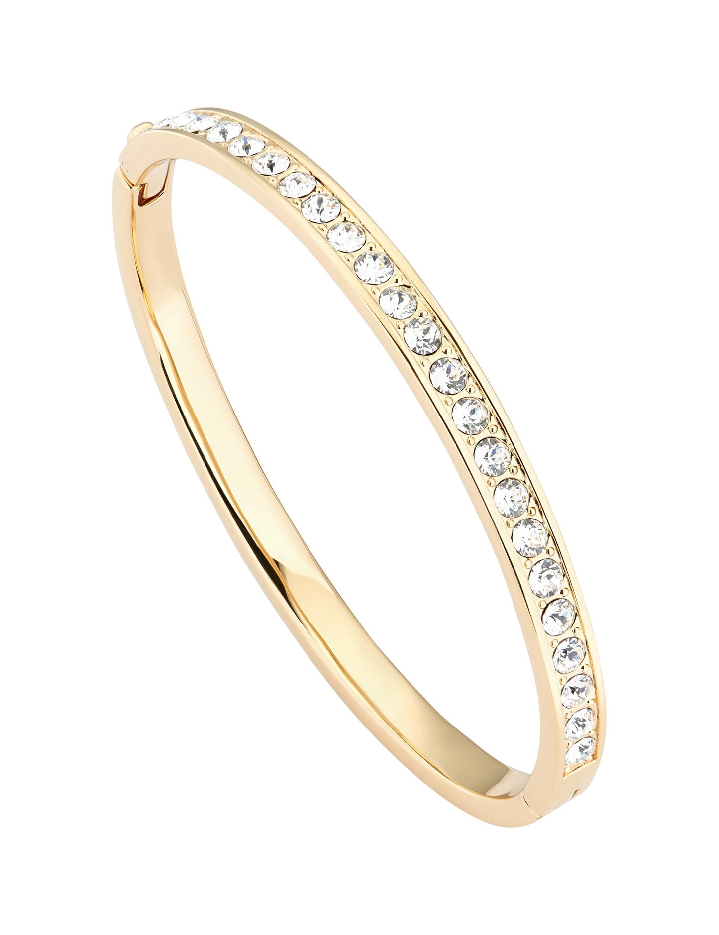 Crystal Hinge Bangle Bracelet