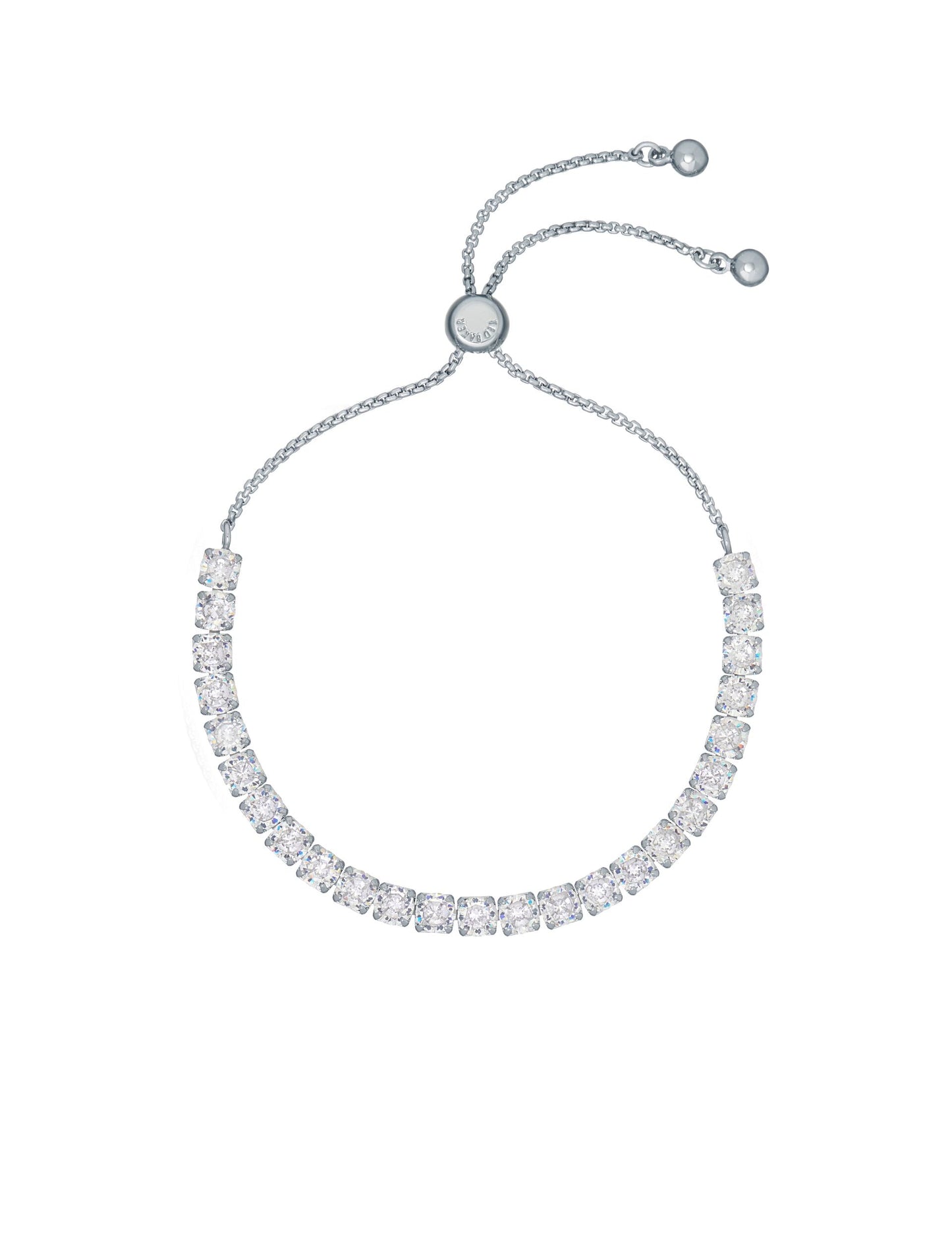 Crystal Adjustable Tennis Bracelet