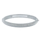 Dotted Texture Hinged Bangle Bracelet