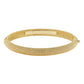 Dotted Texture Hinged Bangle Bracelet