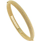 Dotted Texture Hinged Bangle Bracelet