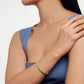 Dotted Texture Hinged Bangle Bracelet