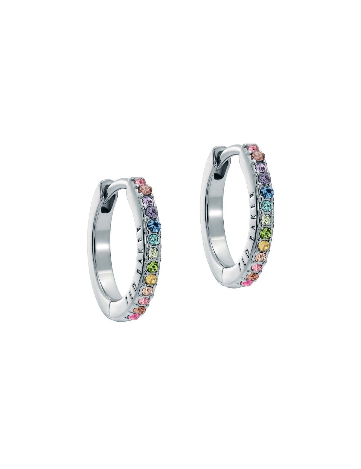 Crystal Huggie Hoop Earrings