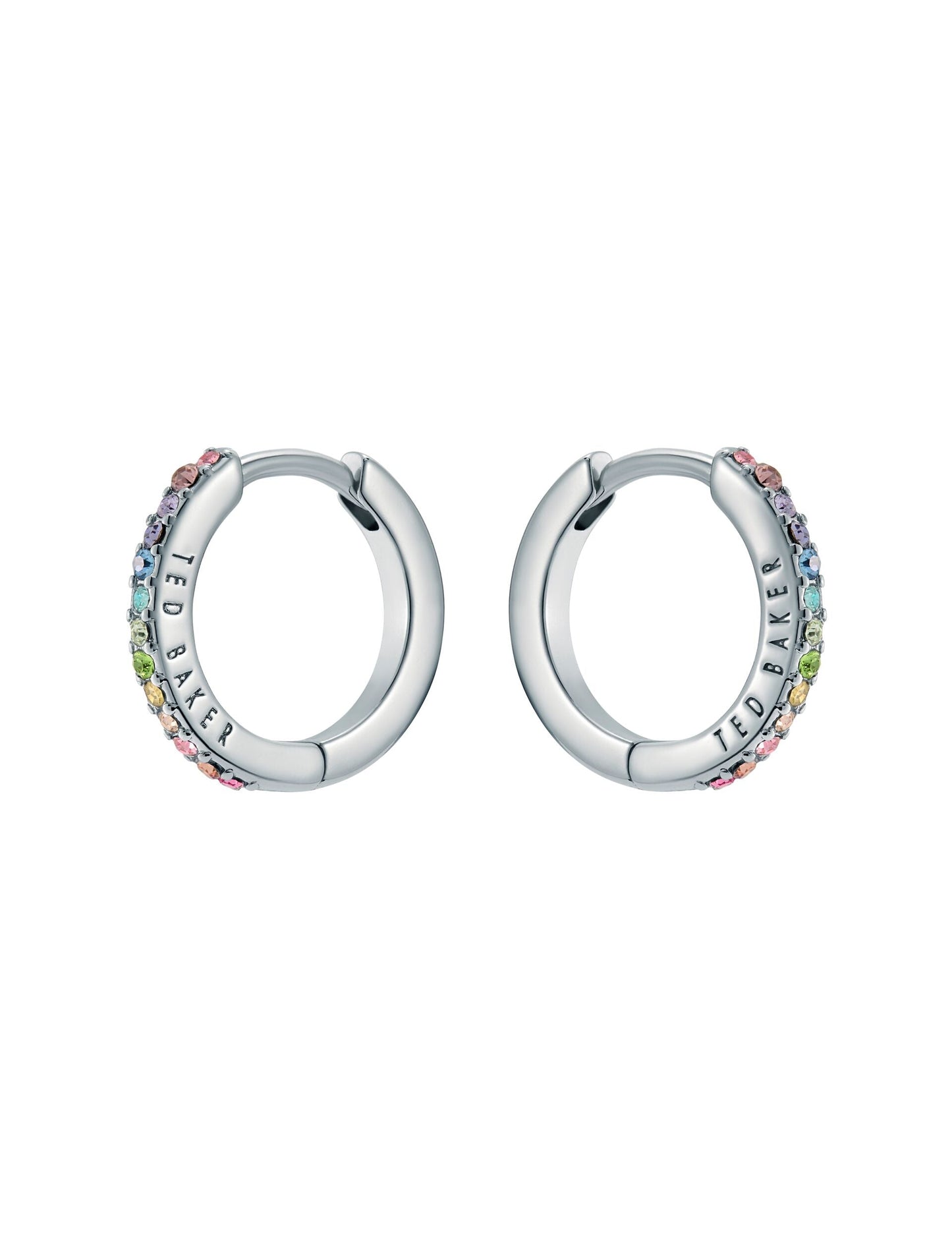 Crystal Huggie Hoop Earrings