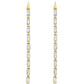Baguette Crystal Long Drop Earrings