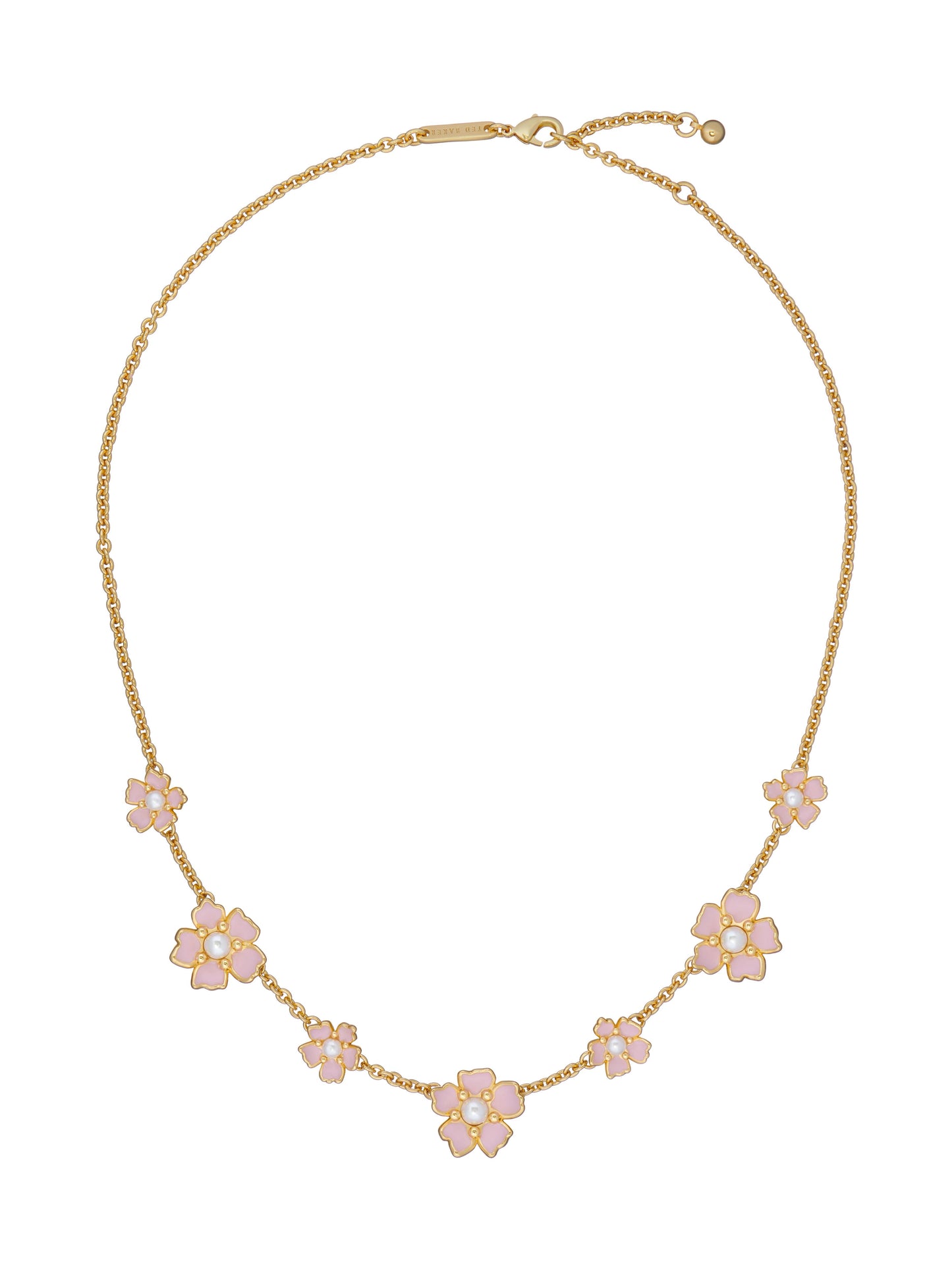 Painted Flower Necklace