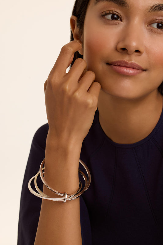 Multi Hoop Bangle Bracelet