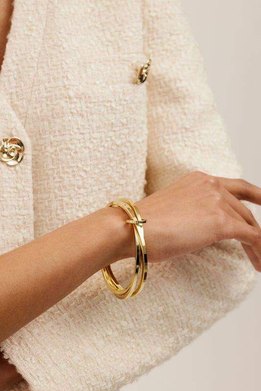 Multi Hoop Bangle Bracelet