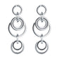 Multi Hoop Drop Earrings
