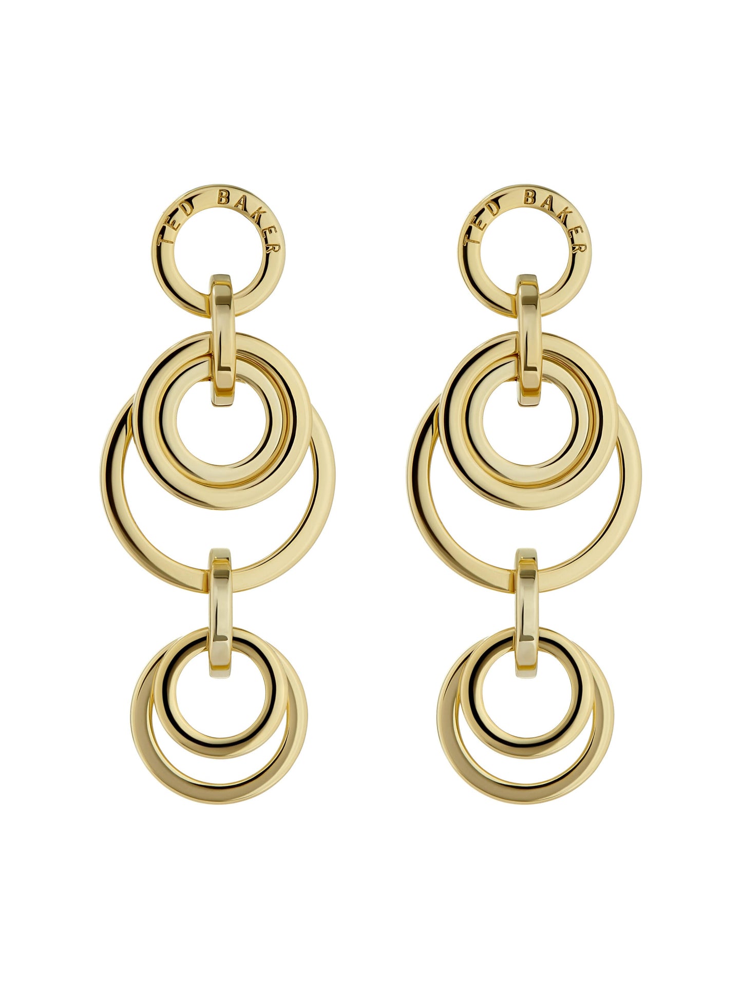 Multi Hoop Drop Earrings