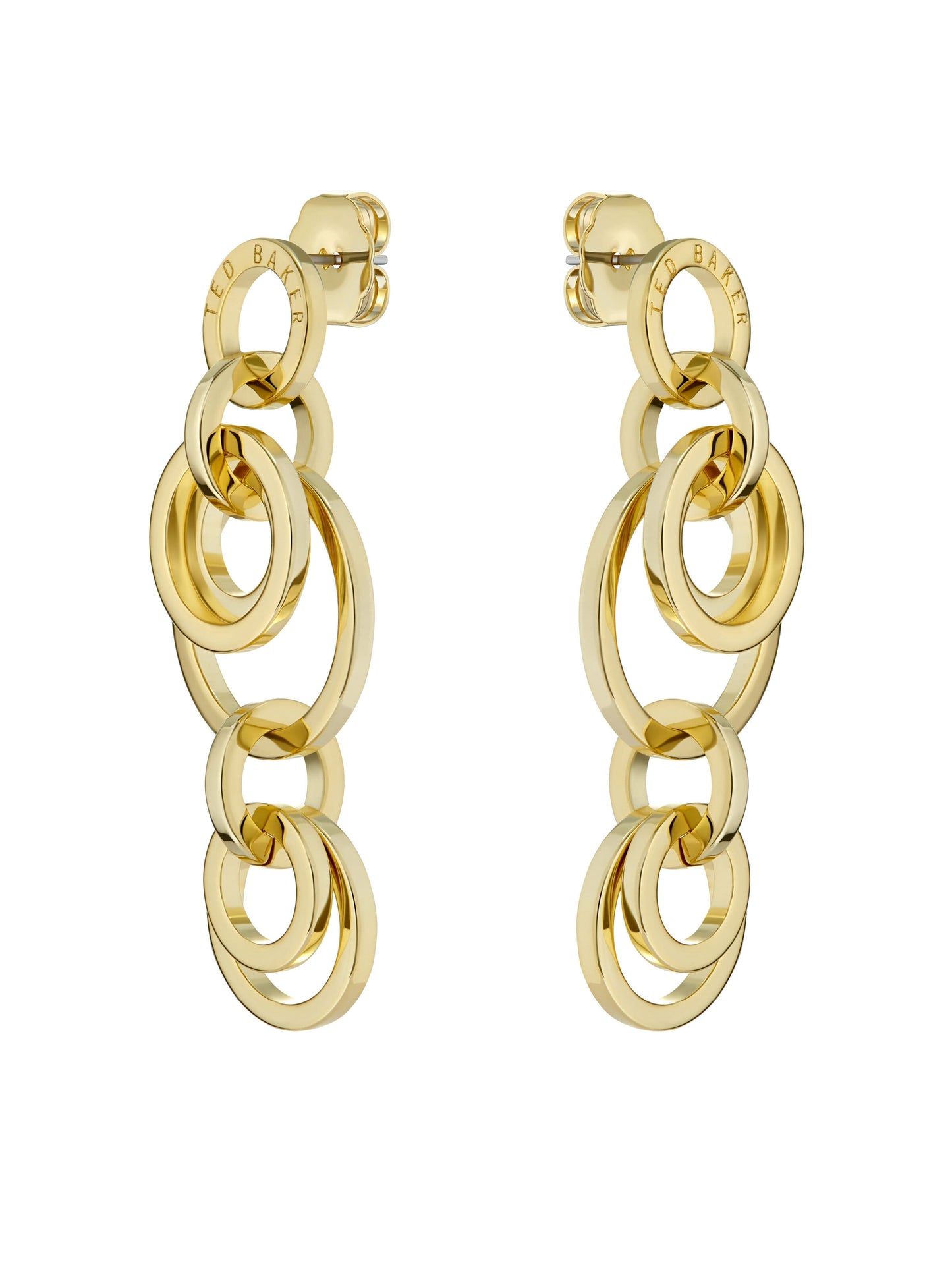 Multi Hoop Drop Earrings