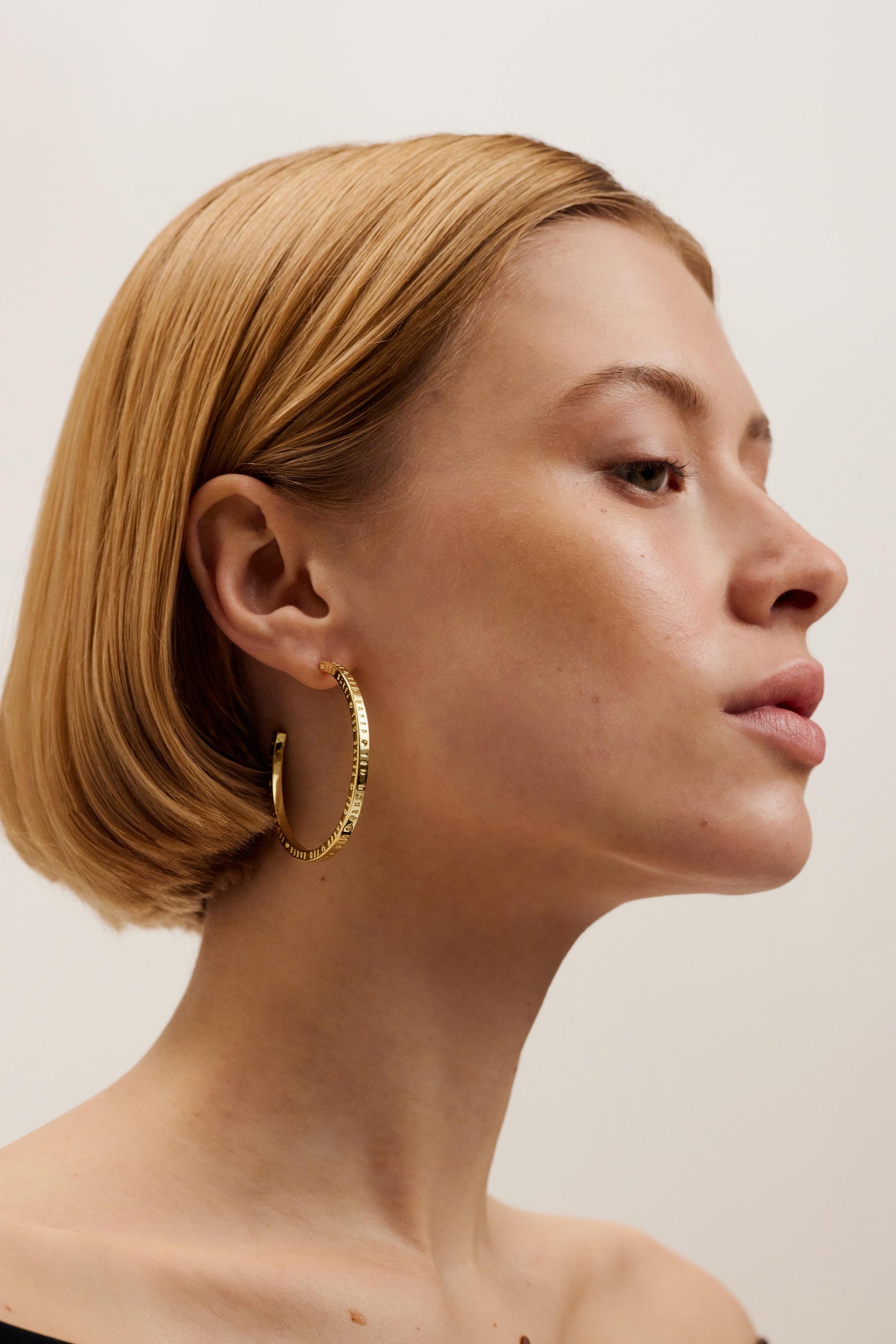 Logo Hoop Earrings