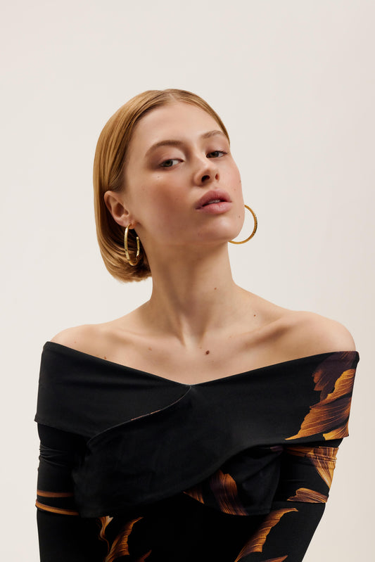 Logo Hoop Earrings